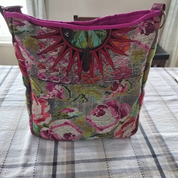 Altiplano Handbags - Antiplano Hobo Bag W/Leather Strap Fair Trade Bohemian Floral